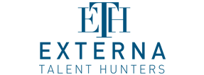 logotipo de caçador de talentos externo